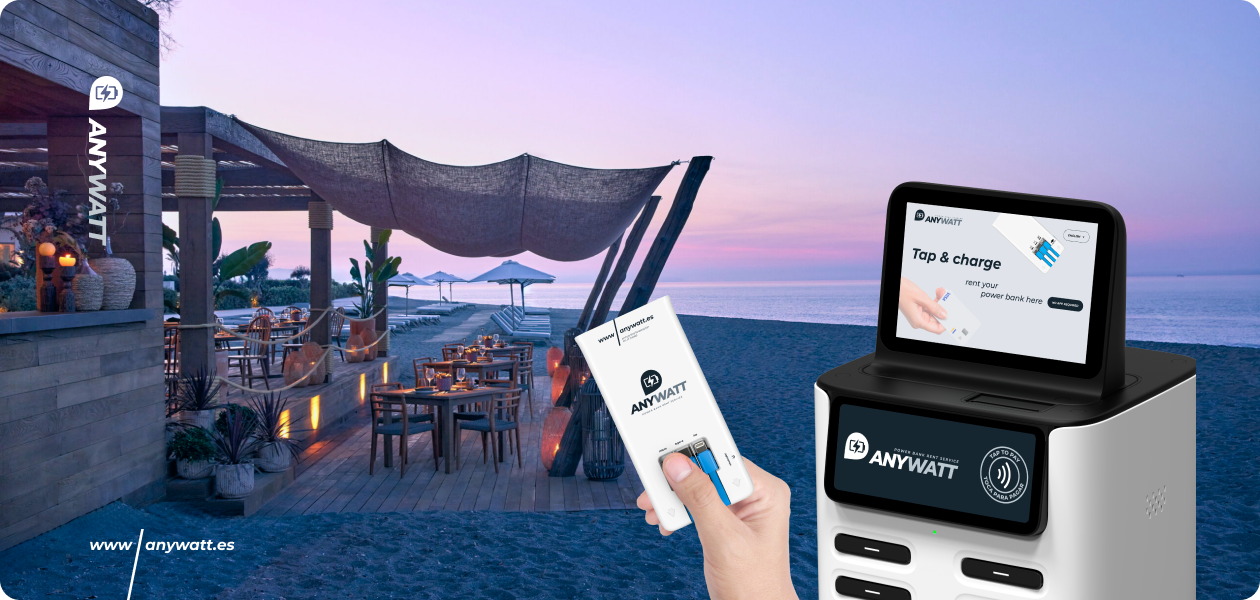 Charging Without Power Outlets: Why Beach Bars Need a Service Like AnyWatt