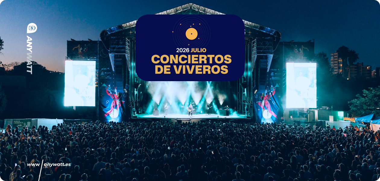 AnyWatt at the Concerts de Viveros 2026 in Valencia